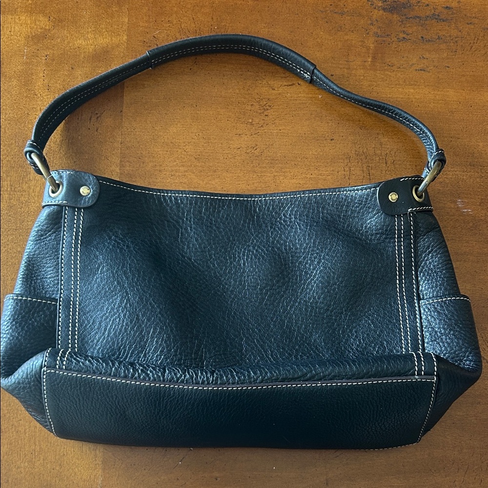 Fossil Black Leather Shoulder Bag - Picture 3 of 8